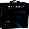 Coby - Coby Cvpe-09-Prp Bl3ndz Metal Tangle Free Earbuds