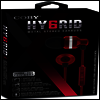 Coby - Coby Cvpe-05-Red Hy6rid Metal Tangle Free Earbuds