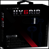 Coby - Coby Cvpe-05-Blu Hy6rid Metal Tangle Free Earbuds