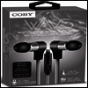 Coby - Coby Cve-130-Slv Wavs Metal Tangle Free Earbuds W/