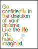 Go Confidently Live the Life You Have Imagined: Confident Quote Journal, Mix 90p Lined Ruled 20p Dotted Grid,8.5x11 In,110 Undated Pages: Quote Journa