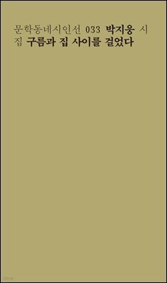 구름과 집 사이를 걸었다 - 문학동네시인선 033