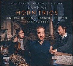 Felix Klieser 브람스: 호른 삼중주 / 뒤베르누아: 호른 삼중주 1 &amp; 2번 / 칸: 세레나데 외 (Brahms / Duvernoy / Koechlin / Kahn: Horn Trios)