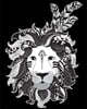 Bullet Journal Notebook for Animal Lovers Zentangly Lion Head: 172 Numbered Pages with 160 Graph Style Grid Pages, 6 Index Pages and 2 Key Pages in La