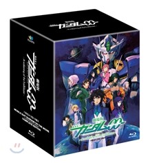 기동전사 건담 00(더블오) 극장판 LE+44p 커피북+콘티북(총4권)+시나리오집+ 16p 프레스킷 포함판(1,000개 한정,1disc) : 블루레이