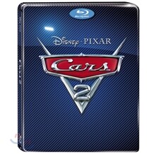 디즈니 카 2 2D+3D 콤보팩 : 블루레이 : 스틸케이스 (초회한정판)