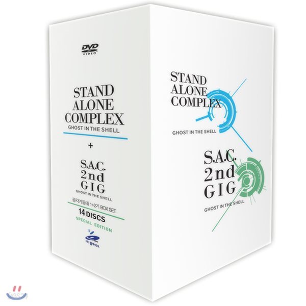 공각기동대 TV판 SE Stand Alone Complex + S.A.C 2nd G I G 합본(14Disc)  : DVD