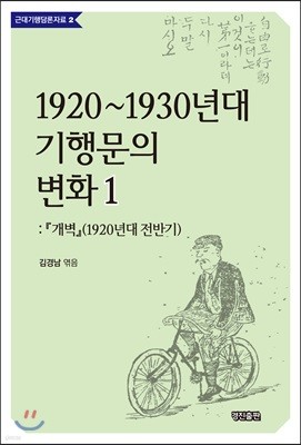 1920~1930년대 기행문의 변화 1