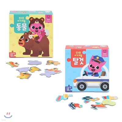 핑크퐁 아기 퍼즐 2종 세트