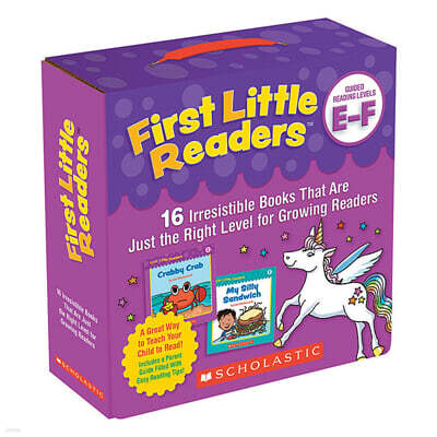 First Little Readers: Guided Reading Levels E & F (Parent Pack): 16 Irresistible Books That Are Just the Right Level for Growing Readers