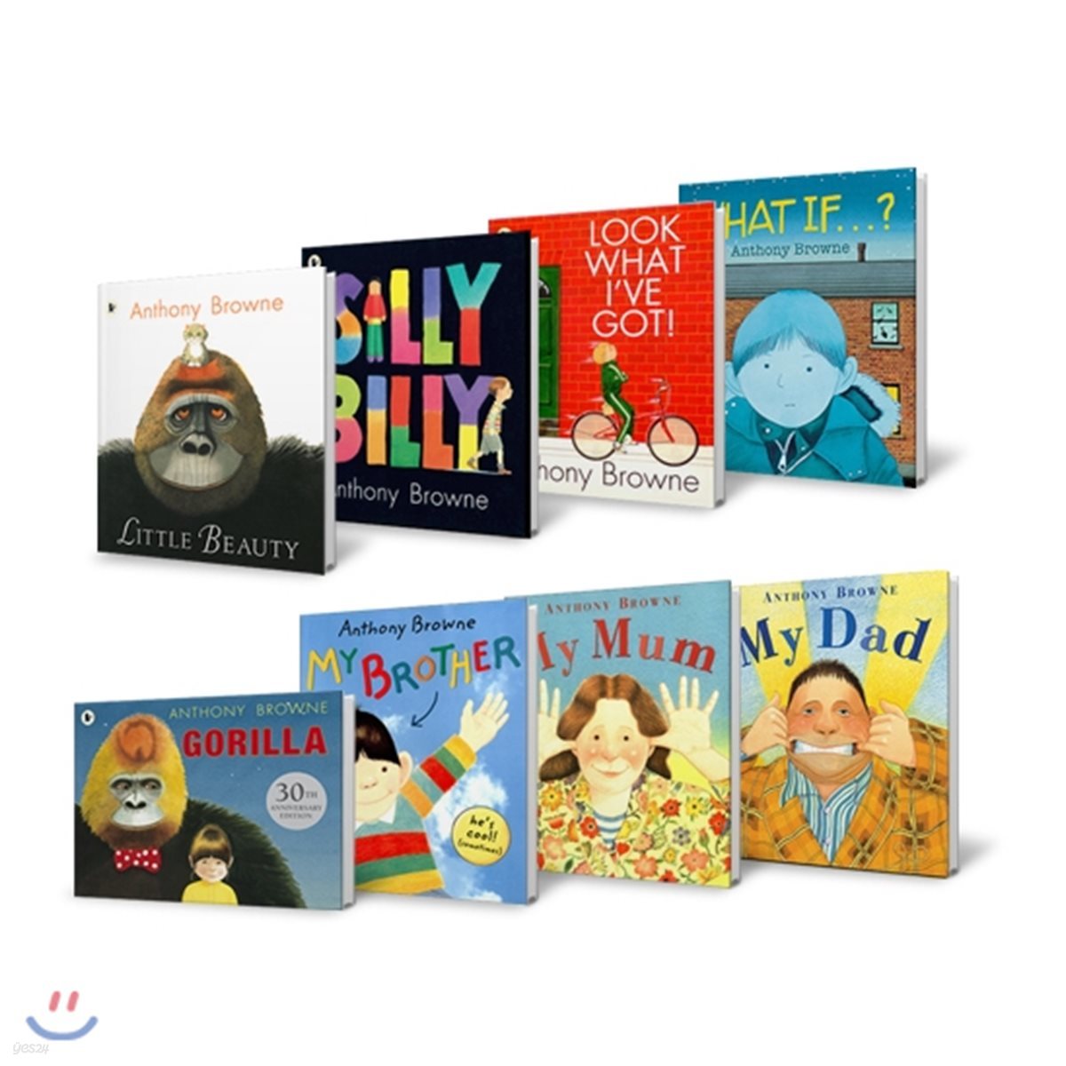 [8종] Pictory - Anthony Browne 8종 세트 (Paperback + Audio CD)