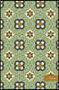 Notes: 6"x9" Unruled Blank Notebook Exotic Golden Spiral Round Line Kaleidoscope Pattern Cover. Matte Softcover Note Book Jou