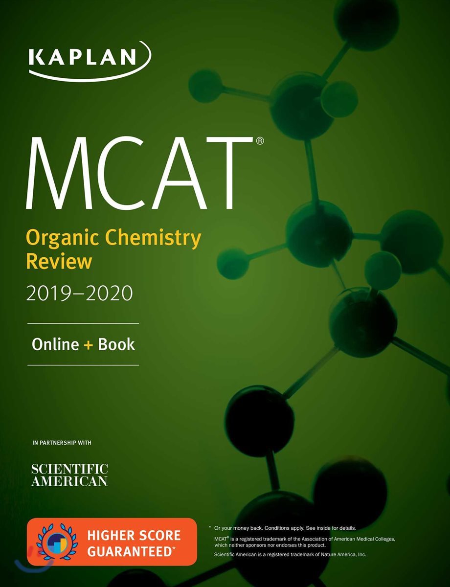 MCAT Organic Chemistry Review 2019-2020 + Online Access Card