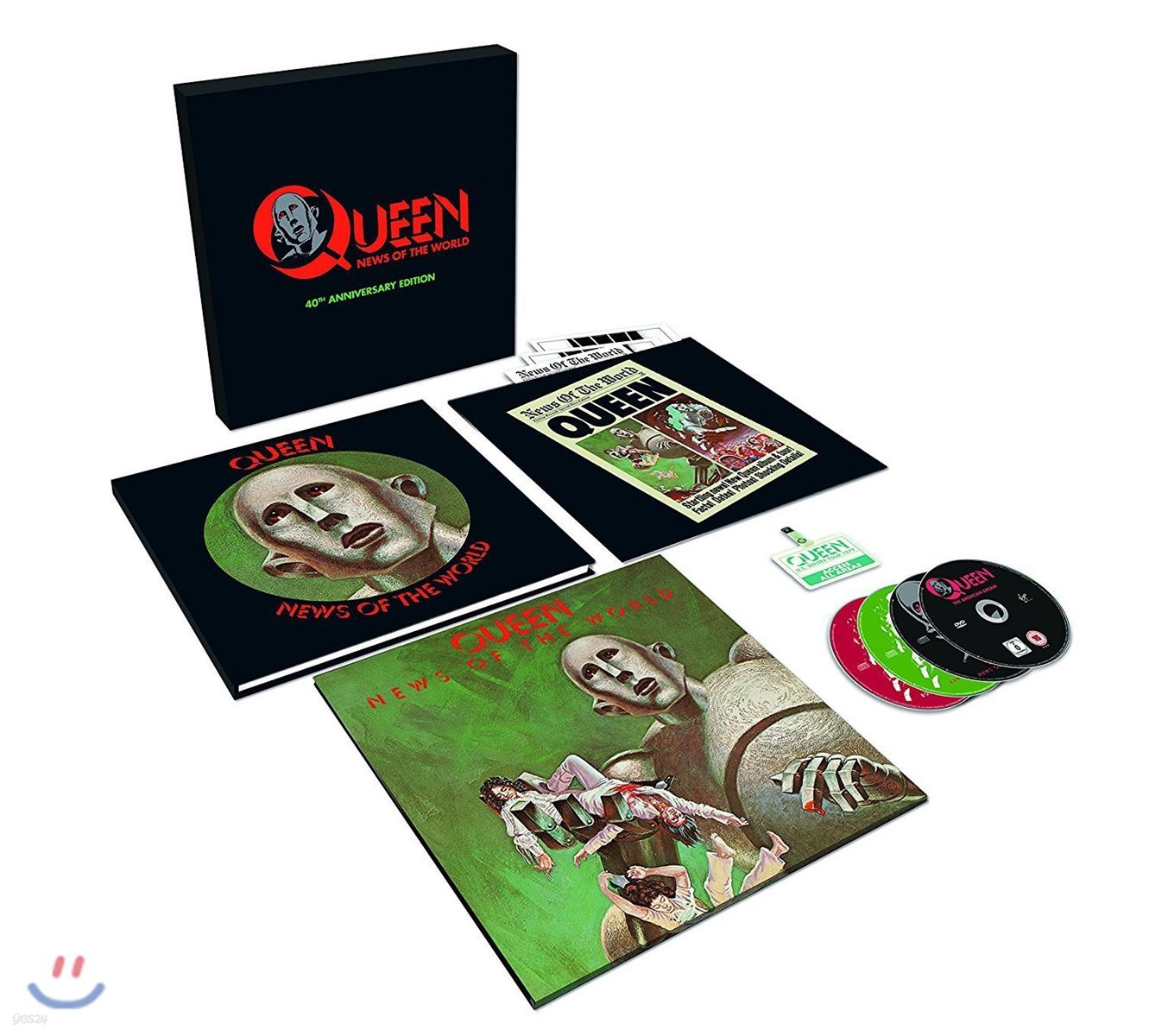 Queen (퀸) - 6집 News Of The World [LP+3CD+DVD]