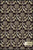 Notes: 6x9 Blank Lined Page Notebook Oriental Gradient Golden Curve Spiral Leaf Cross Flower Seamless Pattern Cover. Matte So