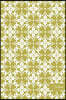 Notes: 6x9 Unruled Blank Notebook Golden Curve Spiral Cross Geometry Flower Seamless Pattern Cover. Matte Softcover Note Book