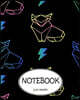 Notebook: Dot-Grid, Graph Grid, Lined, Blank Paper: Fox 2: Journal Diary, 110 pages, 8" x 10"