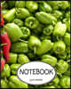 Notebook: Paprika: Dot-Grid, Graph Grid, Lined, Blank Paper: Socute: Journal Diary, 110 pages, 8" x 10"