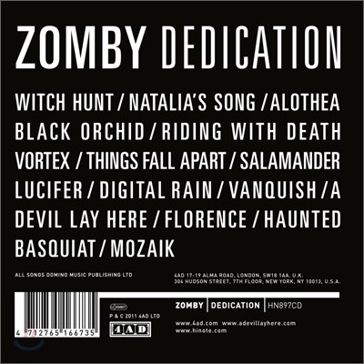 Zomby - Dedication