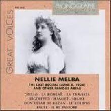Nellie Melba - Great Voices (수입/미개봉/ph5043)