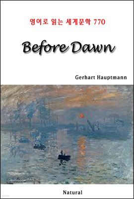 Before Dawn - 영어로 읽는 세계문학 770