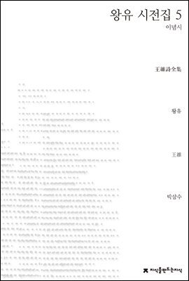 왕유 시전집 5 - 지식을만드는지식 시선집