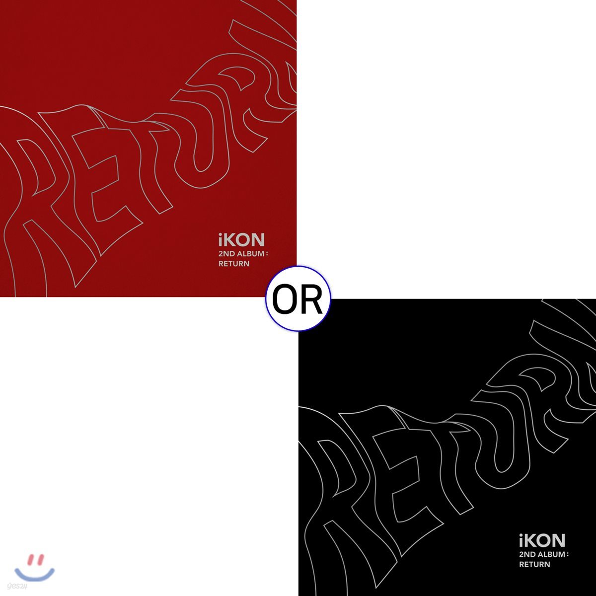 아이콘 (iKON) 2집 - Return [RED/ BLACK 버전 랜덤 발송]