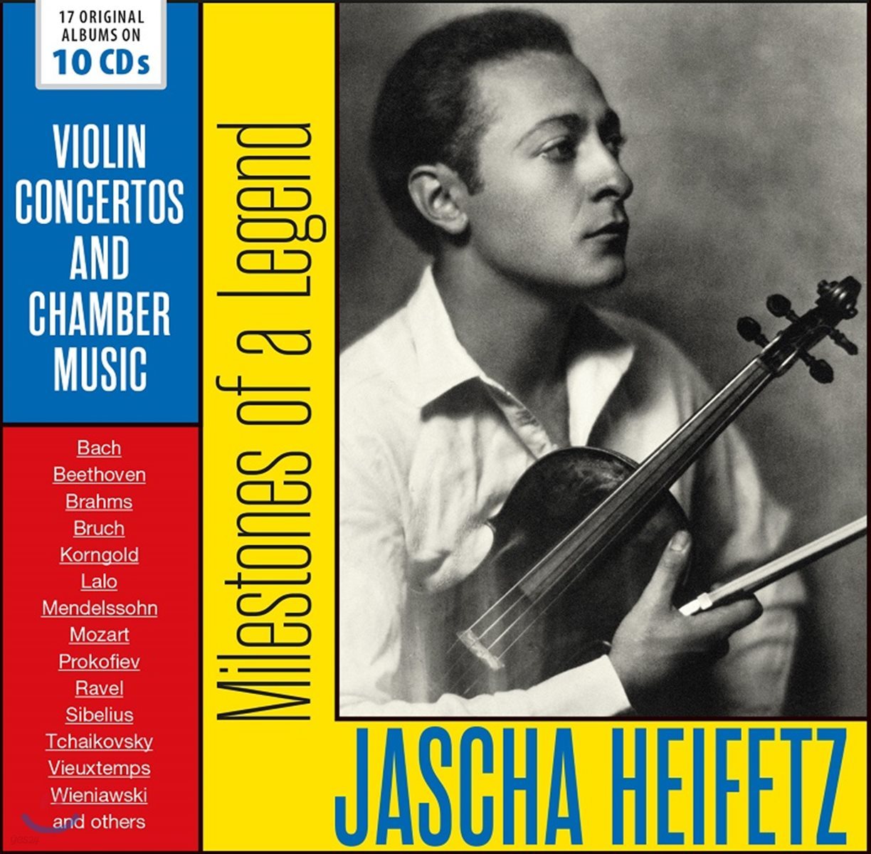 Jascha Heifetz 야샤 하이페츠 - 17 오리지널 앨범 모음 (Milestones of a Legend - 17 Original Albums)