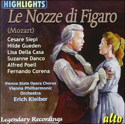 Erich Kleiber 모차르트: 피가로의 결혼 - 하이라이트 모음집 (Mozart: Le Nozze di Figaro K492 - Highlights)