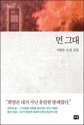 먼 그대 : 서영은 소설 선집 - 대한민국 스토리DNA 019