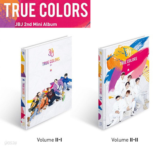 [주로파/포스터] 제이비제이 (JBJ) - 미니앨범 2집 : True Colors [Volume II-I &amp; II 2CD 묶음할인+브로마이드+지관통/미개봉] 