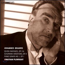 Jonathan Plowright 브람스: 피아노 솔로를 위한 작품 5집 - 조나단 플로우라이트