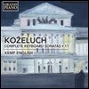 Kemp English 코젤루흐: 건반 소나타 전곡 11집 - 42~46번 [하프시코드, 포르테피아노 연주반] (Leopold Kozeluch: Complete Keyboard Sonatas 11)