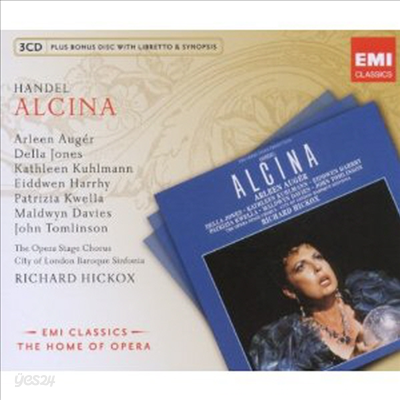 헨델 : 알치나 (Handel : Alcina) (Bonus Disc with Libretto &amp; Synopsis) (4CD) - Richard Hickox