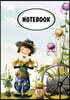 Notebook: Dot-Grid, Graph Grid, Lined, Blank Paper: Painting Man: Journal Diary, 110 Pages, 7 X 10 (Notebook Journal)