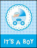 It's a Boy: Baby Shower Guest Book Sign In, Free Layout to Use as You Wish for Names & Addresses, or Advice, Wishes, Comments or P