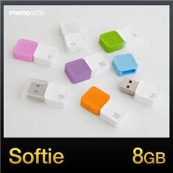 [무료배송][메모렛] 소프티 softie 8GB USB메모리
