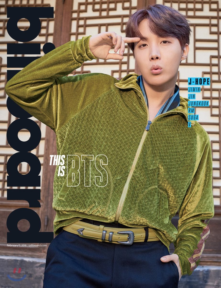 Billboard (주간) : 2018년 02월 17일 : 빌보드 BTS 방탄소년단 제이홉 커버