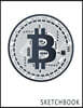 Sketchbook: Bitcoin: 110 Pages of 8.5" x 11" Blank Paper for Drawing, Doodling or Sketching (Sketchbooks) Hannah Green