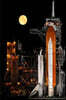 Space Shuttle Launch Pad Full Moon Science Journal: (Notebook, Diary, Blank Book)