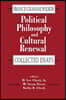 Political Philosophy and Cultural Renewal