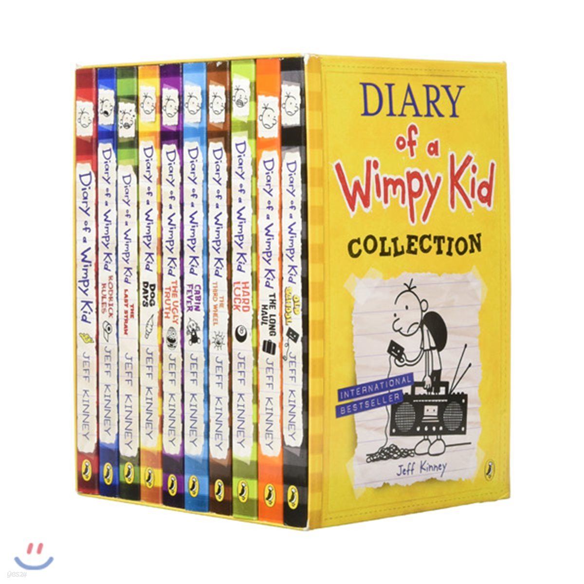 Diary of a Wimpy Kid Box Set Collection #1~10 : 윔피키드 페이퍼백 10종 박스