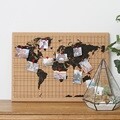 프레임 코르크 방 거실 벽면 벽걸이 인테리어 세계 지도 여행지도