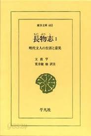 長物志 - 明代文人の生活と意見 (全3卷) (東洋文庫 663,665,668) (일문판, 1999,2000 초판) 장물지 - 명재문인의 생활과 의견 (전3권) (동양문고 663,662,668)