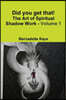 Did you get that! The Art of Spiritual Shadow Work - Volume 1