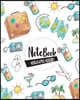 Notebook: Graph-Grid Notebook, Journal, Workbook, Graph Book, Geometry Drawing Book, 120 Pages, 8" X 10" (Blank Notebook Journal