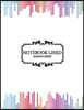 Notebook Lined: Vertical Stripes on White Background: Notebook Journal Diary, 110 Pages, 8.5 X 11