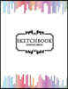 Sketchbook: Vertical Stripes on White Background: 110 Pages of 8.5 X 11 Blank Paper for Drawing, Doodling or Sketching (Sketchbook