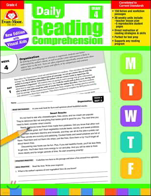 Daily Reading Comprehension, Grade 4 : Teacher's Edition (2018 ver.)