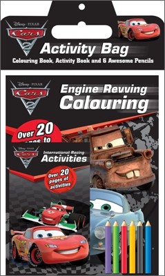 [스크래치 특가]Disney Cars 2 : Engine Revving Colouring and Activity Bag